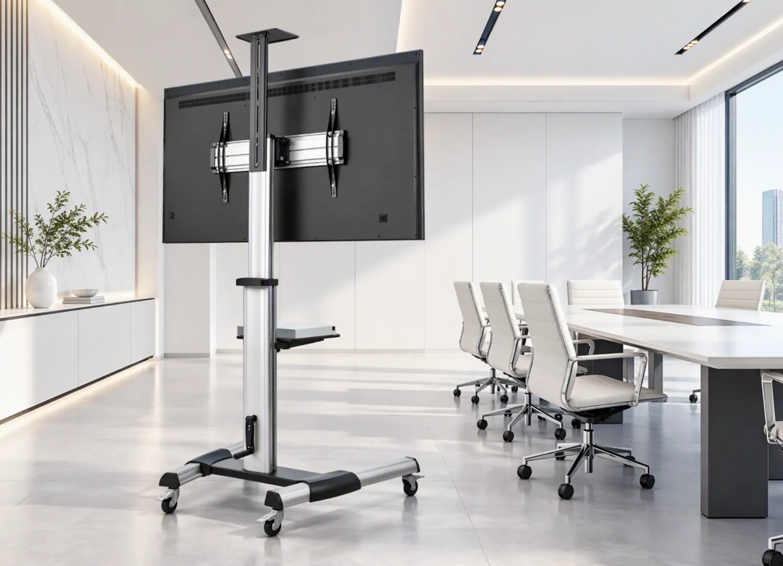 Motorized TV Cart
