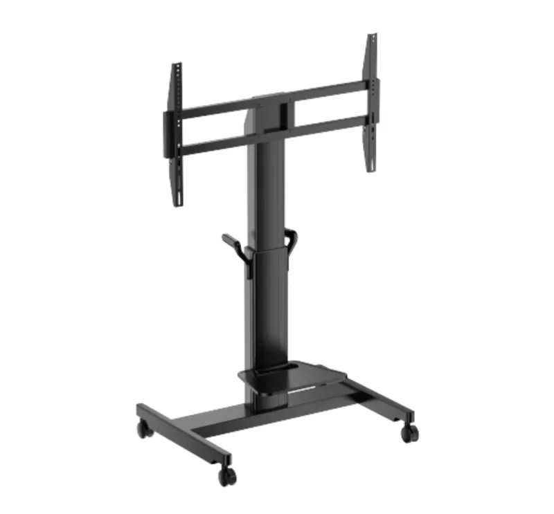 Motorized TV Cart for Large Displays, 65″–100″